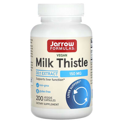Jarrow Formulas Milk Thistle 150mg, 200 Capsules