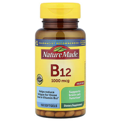Nature Made Vitamin B12 1000mcg, 200 Softgels