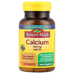 Nature Made Calcium 600mg + D3, 220 Tablets