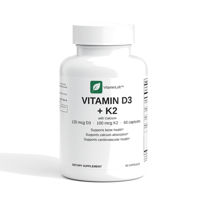 Vitamin D3 + K2 with Calcium