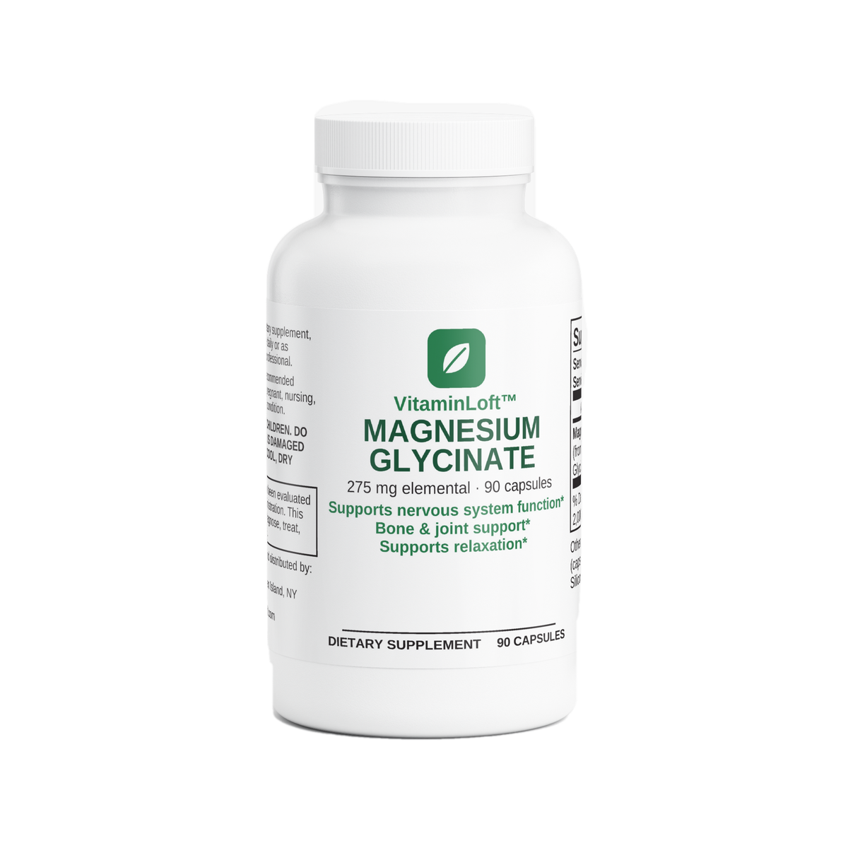 VitaminLoft&trade; Magnesium Glycinate, 90 capsules