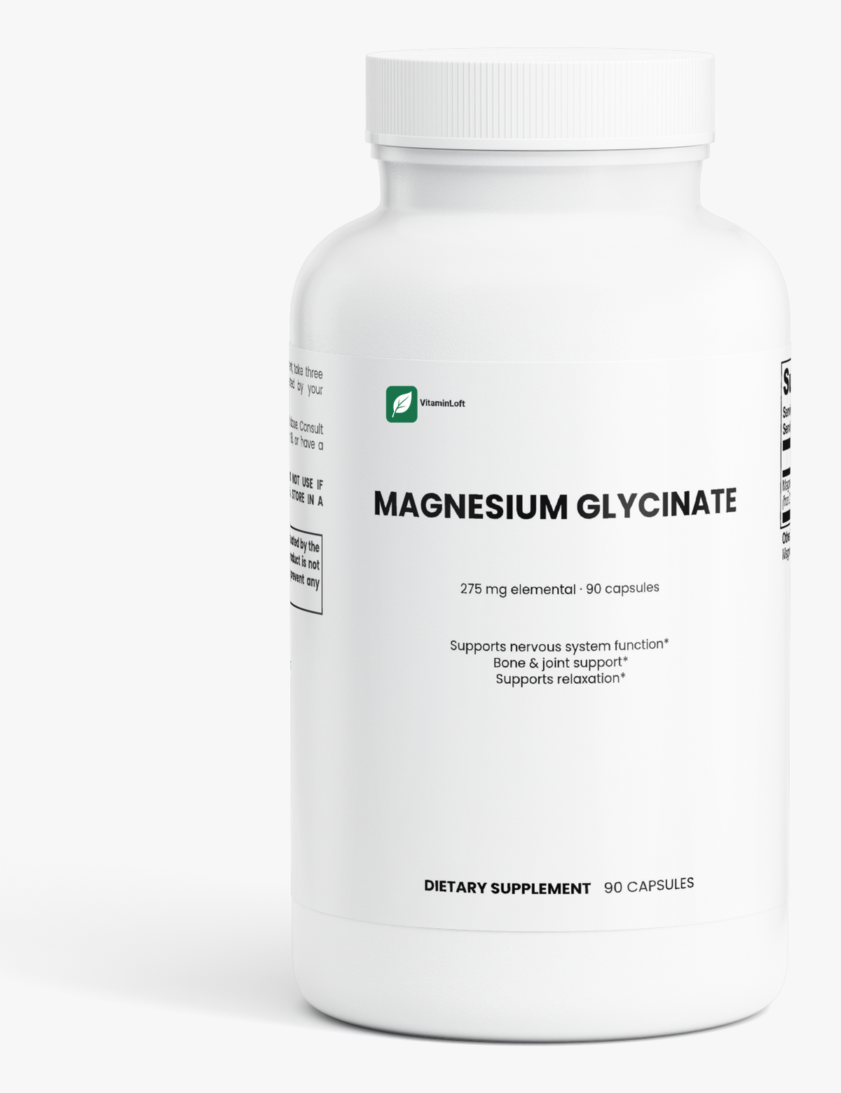 VitaminLoft&trade; Magnesium Glycinate, 90 capsules