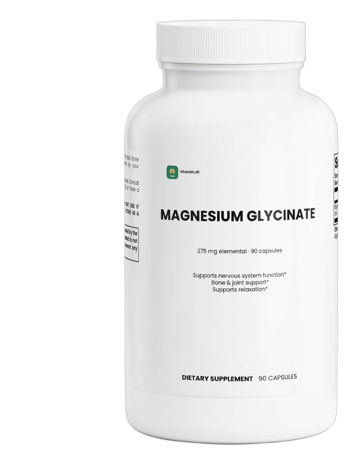 VitaminLoft&trade; Magnesium Glycinate, 90 capsules